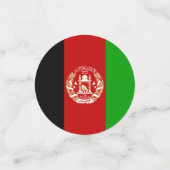 Afghanistan Flag Table Confetti Konfetti (Klein Vorderseite)