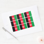Afghanistan Flag x 9  Rechteckiger Aufkleber (Umschlag)