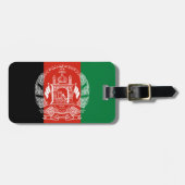 Afghanistan-Flagge - Adoption 2013 Gepäckanhänger (Vorderseite horizontal)