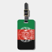 Afghanistan-Flagge - Adoption 2013 Gepäckanhänger (Vorderseite vertikal)