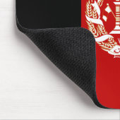 Afghanistan-Flagge; Afghanistan Mousepad (Ecke)