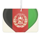 Afghanistan-Flagge Autolufterfrischer (Rückseite)