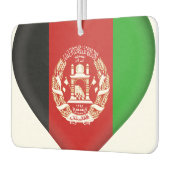 Afghanistan-Flagge Autolufterfrischer (Links)