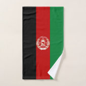 Afghanistan-Flagge Badhandtuch Set (Handtuch)