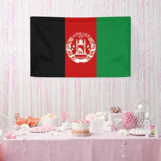 Afghanistan-Flagge Banner (Party)