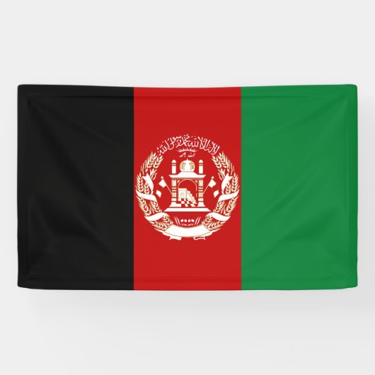 Afghanistan-Flagge Banner (Horizontal)