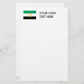 Afghanistan-Flagge Briefpapier (Vorne/Hinten)