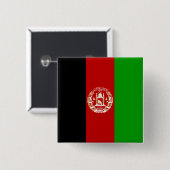 Afghanistan-Flagge Button (Vorne & Hinten)