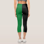 Afghanistan-Flagge Capri Leggings (Rückseite)