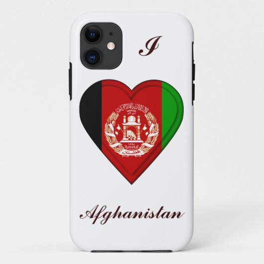Afghanistan-Flagge Case-Mate iPhone Hülle (Rückseite)