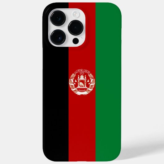 Afghanistan-Flagge Case-Mate iPhone Hülle (Rückseite)