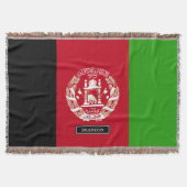 Afghanistan-Flagge Decke (Vorderseite)