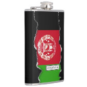 Afghanistan-Flagge Flachmann (Rechts)