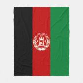 Afghanistan-Flagge Fleecedecke (Vorderseite)