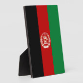 Afghanistan-Flagge Fotoplatte (Seite)