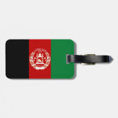 Afghanistan-Flagge Gepäckanhänger (Rückseite horizontal)