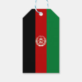 Afghanistan-Flagge Geschenkanhänger (Vorderseite)