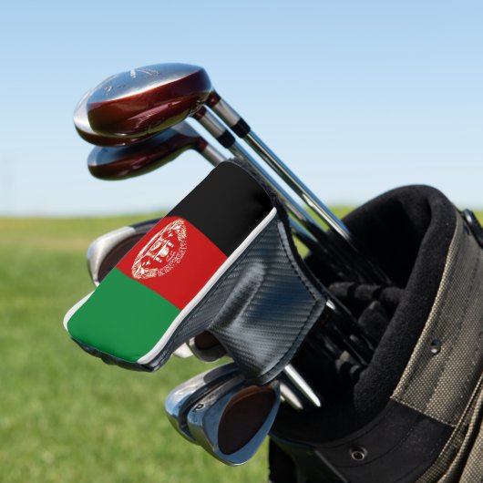Afghanistan-Flagge Golf Headcover (In Situ)