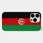 Afghanistan-Flagge iPhone Hülle (Rückseite (Horizontal))