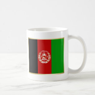 Afghanistan-Flagge + Karten-Tasse Kaffeetasse