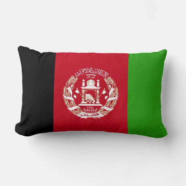 Afghanistan-Flagge Lendenkissen (Vorderseite)