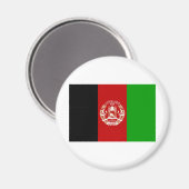 Afghanistan-Flagge Magnet (Vorderseite/Rückseite)