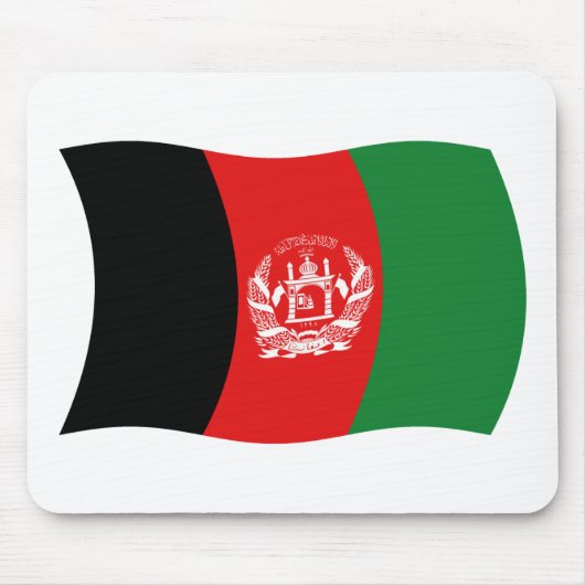Afghanistan-Flagge-Mauspad Mousepad (Vorne)