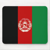 Afghanistan-Flagge Mousepad (Vorne)