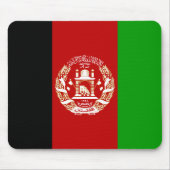 Afghanistan-Flagge Mousepad (Vorne)