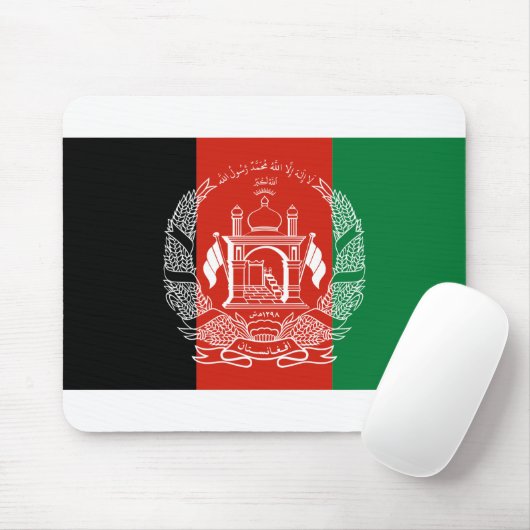 Afghanistan-Flagge Mousepad (Mit Mouse)