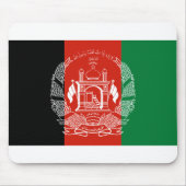 Afghanistan-Flagge Mousepad (Vorne)