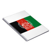 Afghanistan-Flagge Notizblock (Rechte Seite)