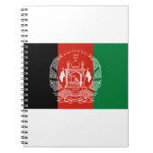 Afghanistan-Flagge Notizblock (Vorderseite)