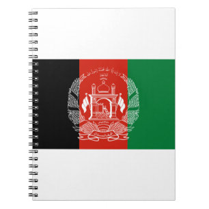 Afghanistan-Flagge Notizblock
