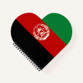 Afghanistan-Flagge Notizblock (Vorderseite)