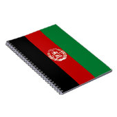 Afghanistan-Flagge Notizblock (Rechte Seite)