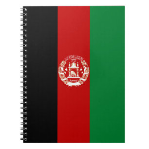 Afghanistan-Flagge Notizblock