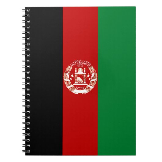 Afghanistan-Flagge Notizblock (Vorderseite)