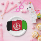 Afghanistan-Flagge Pappteller (Party)