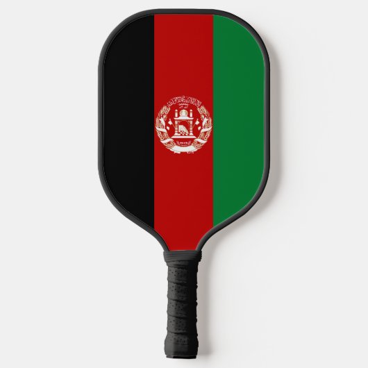 Afghanistan-Flagge Pickleball Schläger (Rückseite)