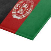 Afghanistan-Flagge Schneidebrett (Ecke)