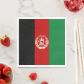 Afghanistan-Flagge Serviette (Beispiel)