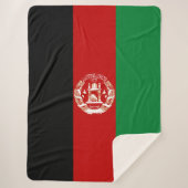 Afghanistan-Flagge Sherpadecke (Vorderseite)