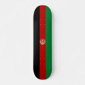 Afghanistan-Flagge Skateboard (Vorne)