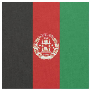 Afghanistan-Flagge Stoff