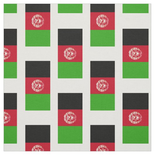 Afghanistan-Flagge Stoff (Muster)