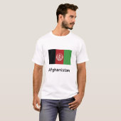 Afghanistan-Flagge T-Shirt (Vorne ganz)