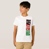 Afghanistan-Flagge T-Shirt (Vorne ganz)