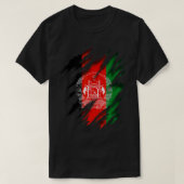 Afghanistan-Flagge T-Shirt (Design vorne)