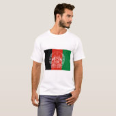 Afghanistan-Flagge T-Shirt (Vorne ganz)